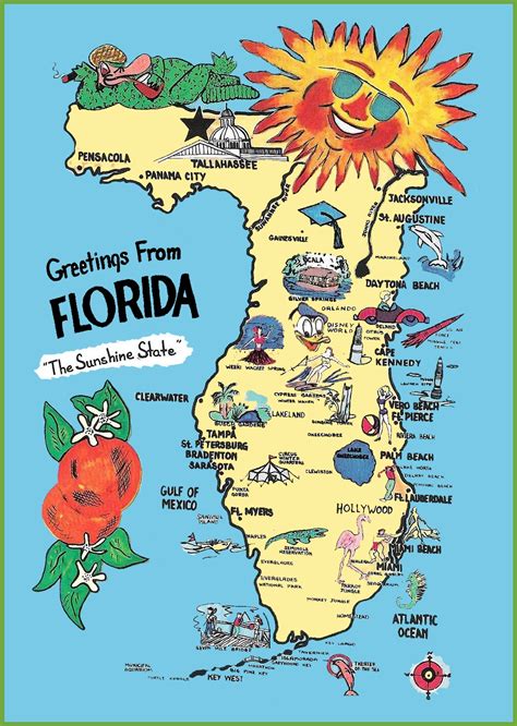 Florida Travel Maps Florida Destinations Map Printable Maps