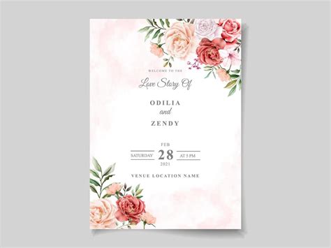 Flower Designs For Invitation Cards Best Flower Site