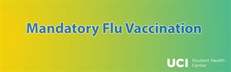 Flu Vaccination Requirement For Ay 2022 23 Uci Student Health Center