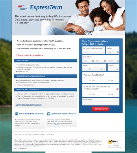 Fluff Is Thy Foe 6 Insurance Landing Page Examples Critiques