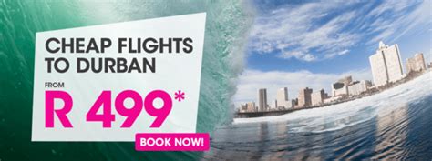 Flysafair Flights From Johannesburg To Durban Jnb Dur