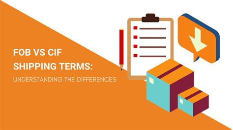 Fob Vs Cif Shipping Terms Understanding The Differences