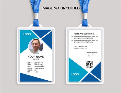 Formal Business Id Card Id Card Template Invoice Template Templates Employee Id Card Just