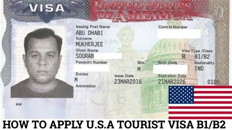 Formulaire Pdf Visa Tourist Usa Requirements