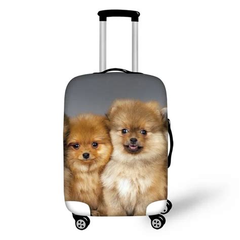 Forudesigns Pet Dog Travel Luggage Suitcase Protective Cover For Trunk