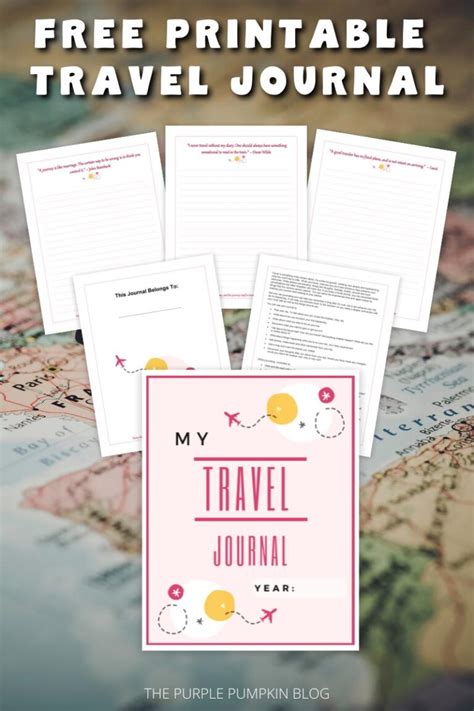 Free Printable Travel Journal Tips And Templates For Your Next