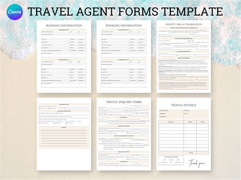 Free Travel Agent Forms How To Copy And Customize Host Agency Reviews