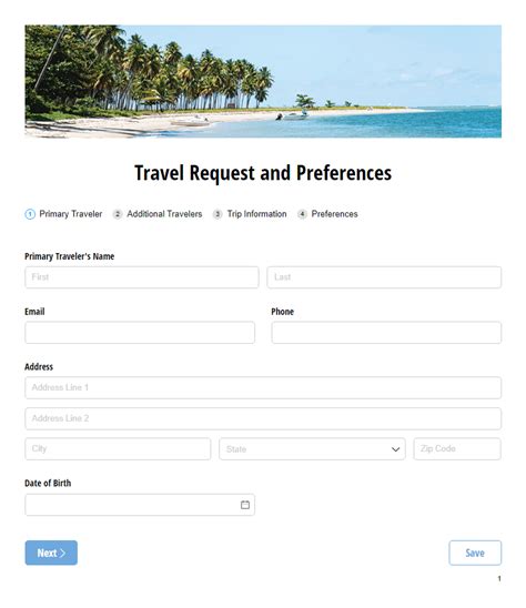 Free Travel Agent Forms Templates For Travel Agencies Travel Agent