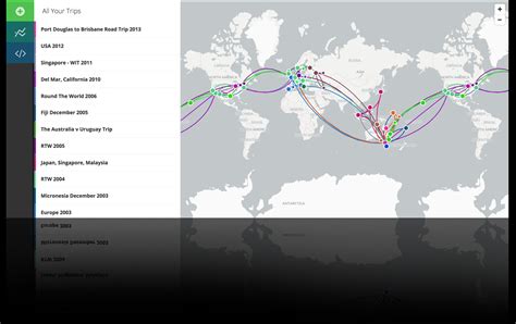 Free Travel Maps Map Your Trips Travellerspoint