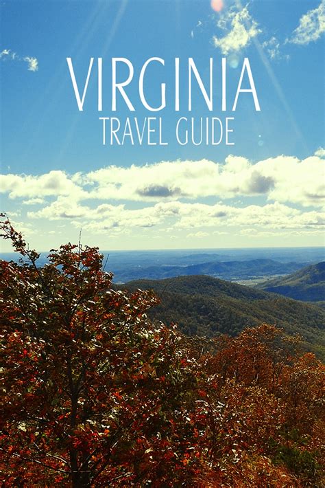 Free Virginia Travel Guide And State Map Free Travel Guides