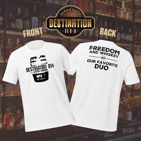 Freedom And Whiskey T Shirt Destination 814