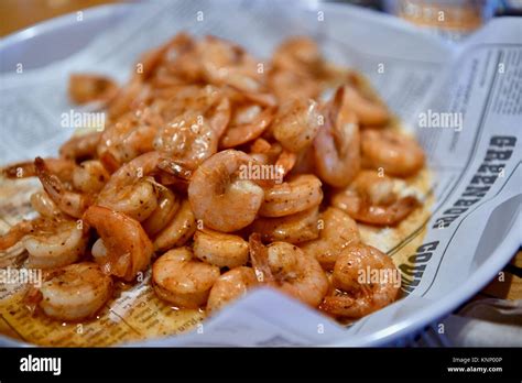 Fresh Cooked Bubba Gump Shrimp Stock Photo Alamy