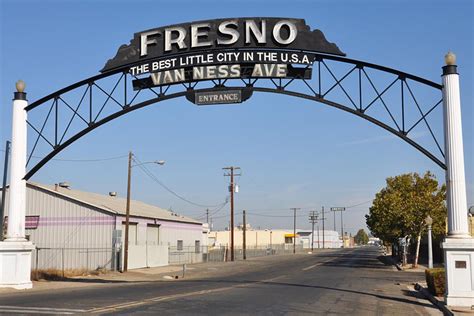 Fresno City Sign Horn Photo