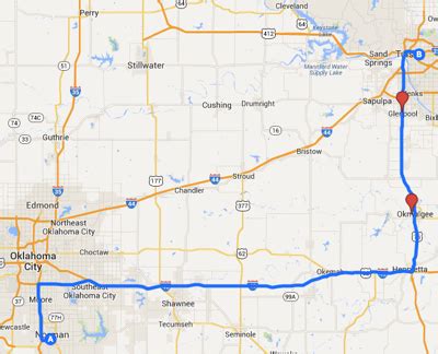 From Norman To Tulsa Alternate Routes And Pit Stops Escape Oudaily Com