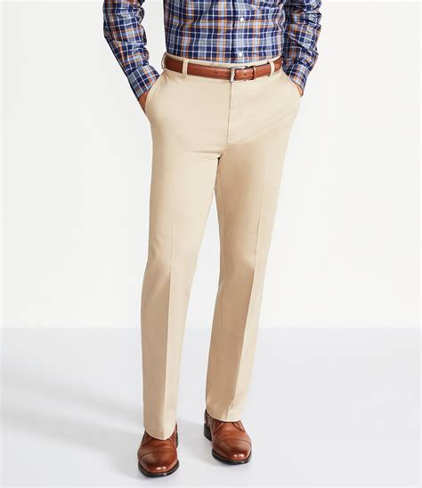 From Roundtree Amp Yorke These Pants Feature Flat Frontstraight Fitcorecomfort Stretch Waistband