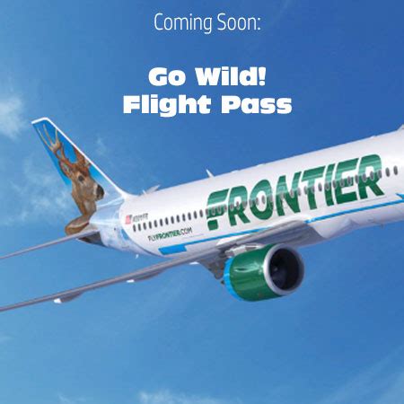 Frontier Airlines To Offer The Go Wild Unlimited Flight Pass Soon Jager Foods Amp Travel