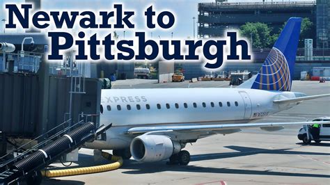 Full Flight United Express E175 Newark To Pittsburgh Ewr Pit Youtube