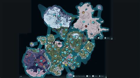 Full Palworld Map All Regions And Key Locations