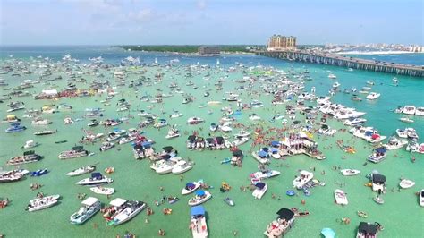 Fun At Crab Island Destin Florida Youtube