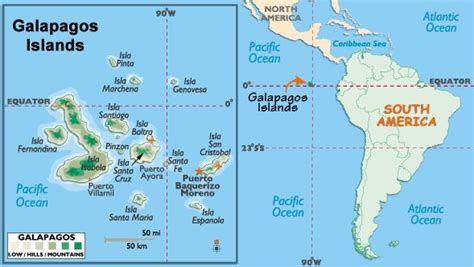 Galapagos Islands Map Backpacker Banter