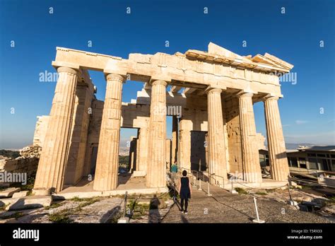 Gateway To The Acropolis In Athens A Propylaea Is Any Monumental Gateway In Greek Architecture