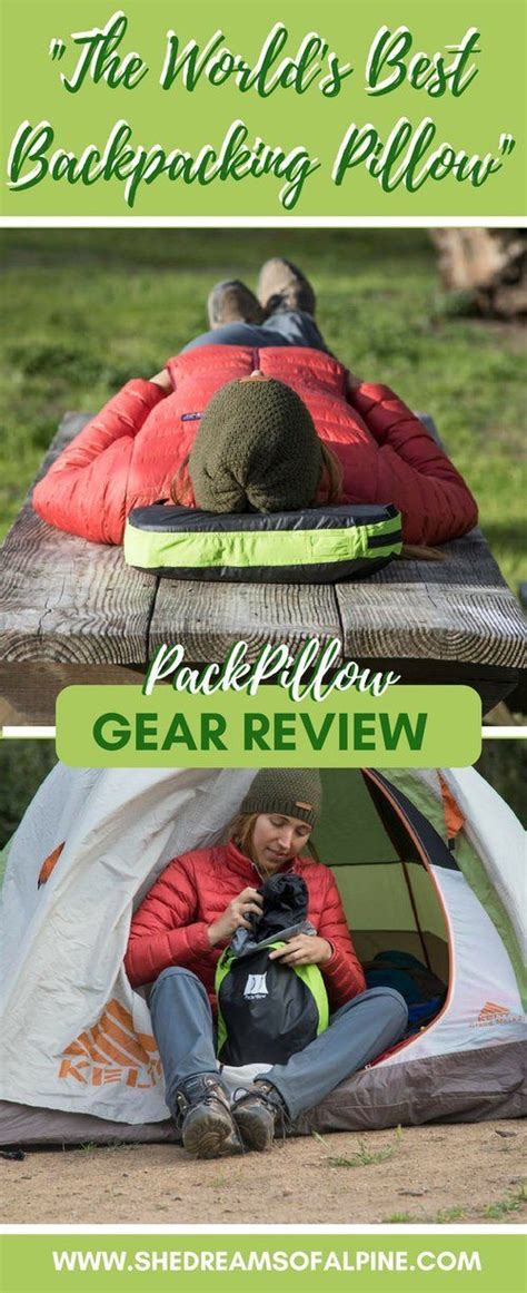 Gear Review Field Testing The Packpillow Backpacking Pillow She