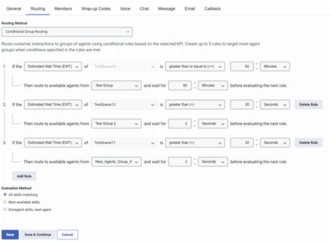 Genesys Cloud Conditional Group Routing