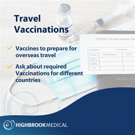 Get Vaccine To Fly Travel Vaccination Highbrook Medical