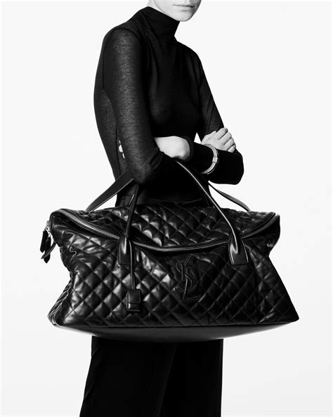 Giant Travel Bag In Quilted Leather Saint Laurent Ysl Com