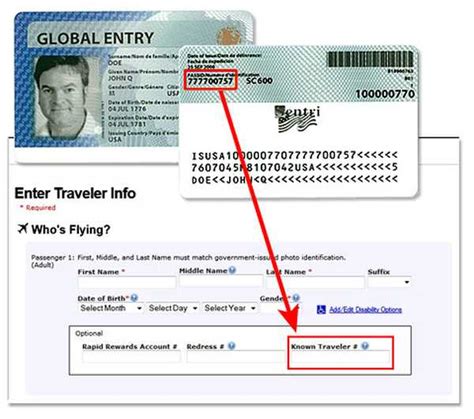 Global Entry Card Where Is My Known Traveler Number Besttravels Org