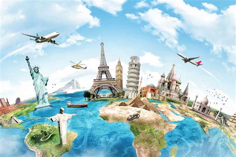 Global Travel Print A Wallpaper