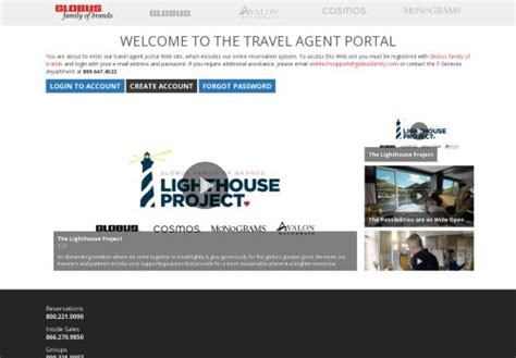 Globus Travel Agent Login Portal