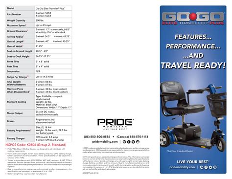 Go Go Elite Traveller Plus Owner S Manual Pdf Download Manualslib