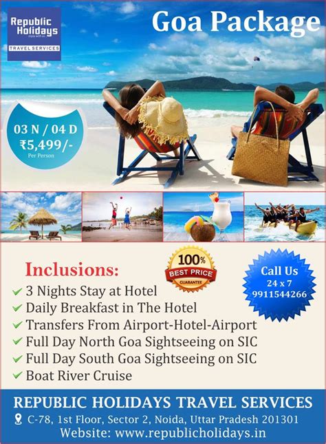 Goa Holidays Book Goa Tour And Travel Packages From Republicholidays In And Get The Best