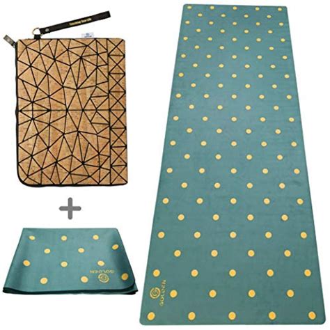 Golden Travel Yoga Mat Foldable Washable 1 16 Inch Thin Lightweight