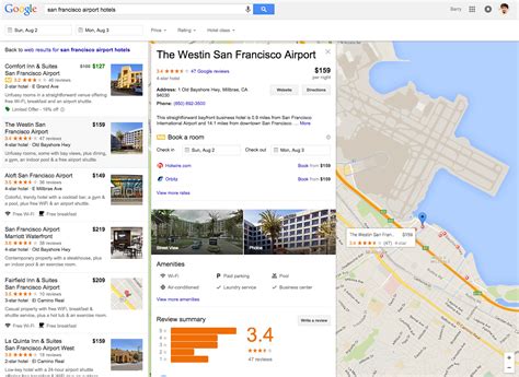 Google Hotel Finder And Us