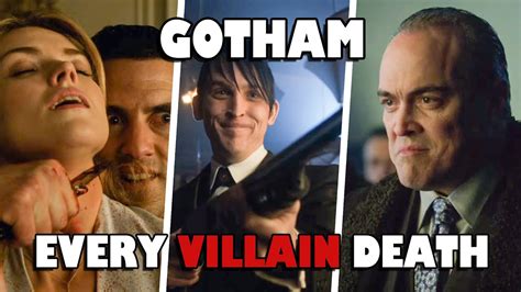 Gotham All Villain Deaths Season 1 Youtube