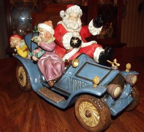 Grandeur Noel Porcelain Santa On Wheels Collectors Edition 2003 Car Toys Gifts Samsclub Toys