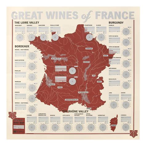 Great Wines Of France Tasting Map Wine Tasting Interactive Map