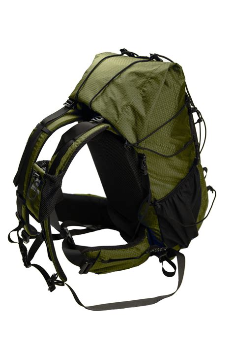 Green 40L Lightweight Rolltop Backpack Bivwack Outdoors