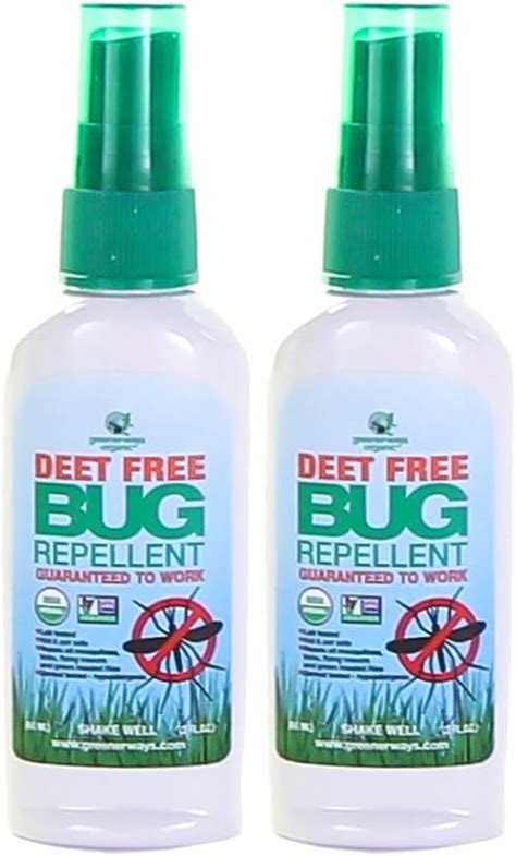 Greenerways Organic Insect Repellent Travel Size Premium Usda Organic