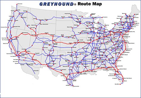 Greyhound Bus Routes Map Wegadgets Net