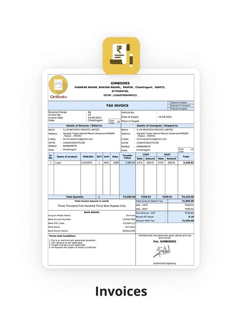 Gst Billing Software With Invoice Generator Amp Manager Gimbooks