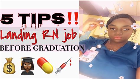 Guaranteed Landing Rn Job Before Graduation 5 Tips Nursing Vlog Youtube