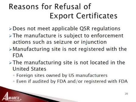 Guidance Fda Regulations For Importing And Exporting Medical Devices