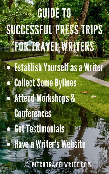 Guide To Successful Press Trips For Travel Writers