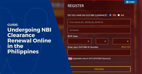 Guide Undergoing Nbi Clearance Renewal Online In The Philippines