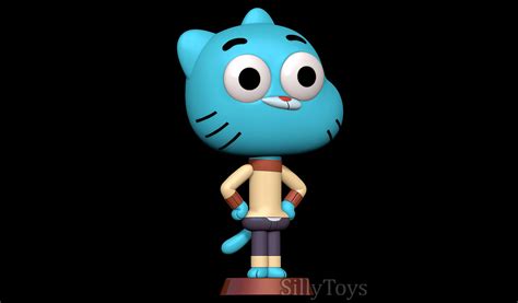 Gumball Watterson The Amazing World Of Gumball 3D Model By Sillytoys