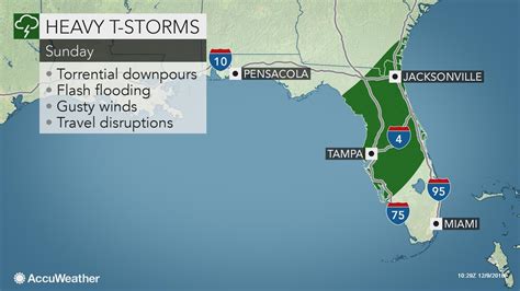 Gusty Storms To Sweep Through Florida On Sunday Florida Weather