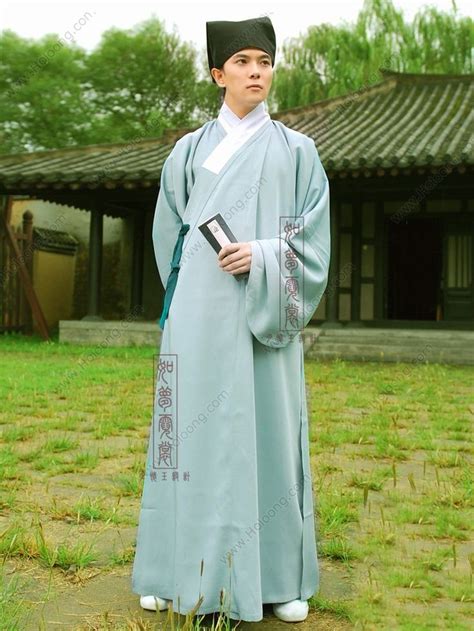 Half Sleeve Shirt Orient Asian Clothes Gown Men Hanfu Chinese Gown